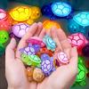 Glow In the Dark 3D Turtle Statues - Colorful Semi-Transparent Figurines for DIY Crafts,Beach-Themed Events,Decoration Home