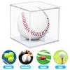 1/3/6 шт. бейсбольный дисплейный ящик прозрачный дизайн пылезащитный УФ-защищенный акриловый бейсбольный держатель дисплейный ящик
