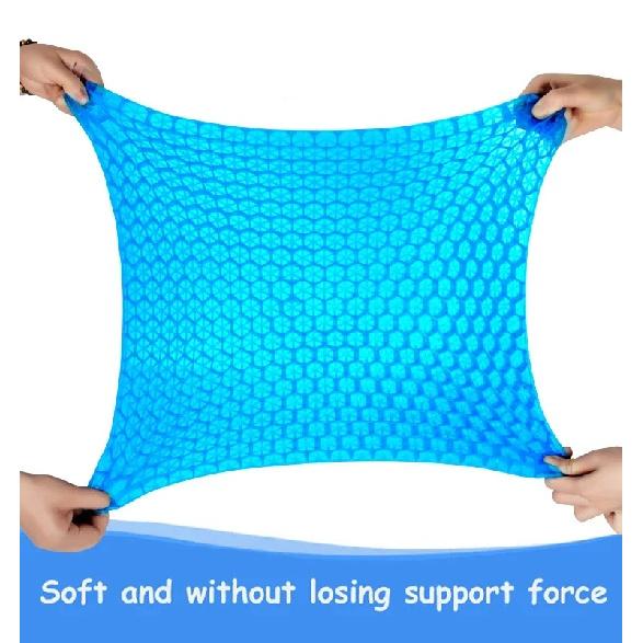 Gel Seat Cushion Summer Breathable Honeycomb Design For Pressure Relief Back Tailbone Pain - Home Office Wheelchair Chair Cars