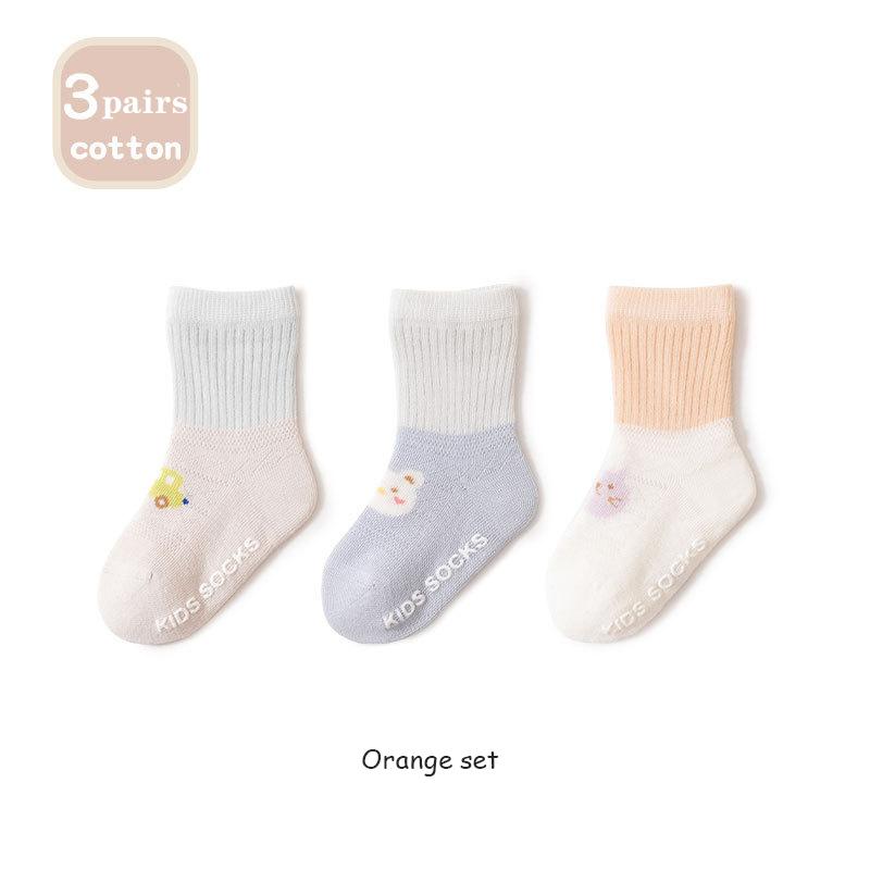 3 пары/лот Детские носки Летние Тонкие Детские Напольные Носки Нескользящие Детские Носки Милые Мультяшные Сетчатые Новорожденные Носки Для Мальчиков И Девочек