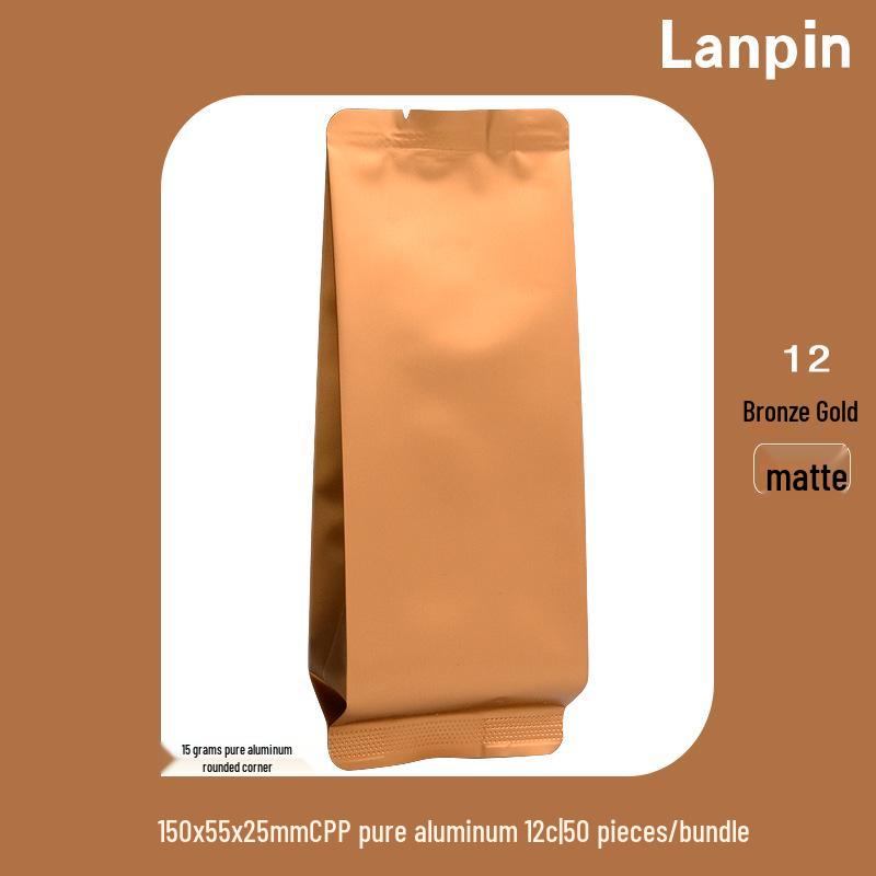 Премиальный алюминиевый фольгированный чайный пакетик для Яньча, черного чая, зеленого чая, корицы, Да Хун Пао