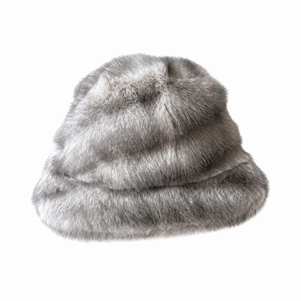 Faux Fur Winter Hat Scarf Set Thick Warm Fisherman Hat Scarf Fashion Plush Snood Scarf Women