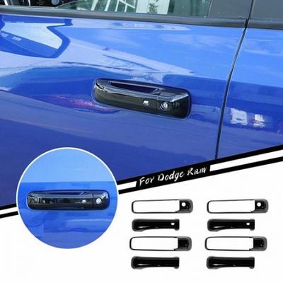 Для Dodge RAM 1500 2010-2017 ABS Глянцевый Черный Декоративная Накладка на Ручку Двери Автомобиля 8 шт.