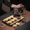 Lazy Stone Grinding Tea Set, Full Set of Household Kung Fu, Business Automatic Lazy Making Tea, High-end Tea Set, Light Luxury Tea Cup