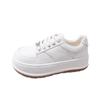 New Leather Women's White Casual Woman Vulcanize Sneakers Breathable Platform Flats Shoes for Woman Designer Shoes