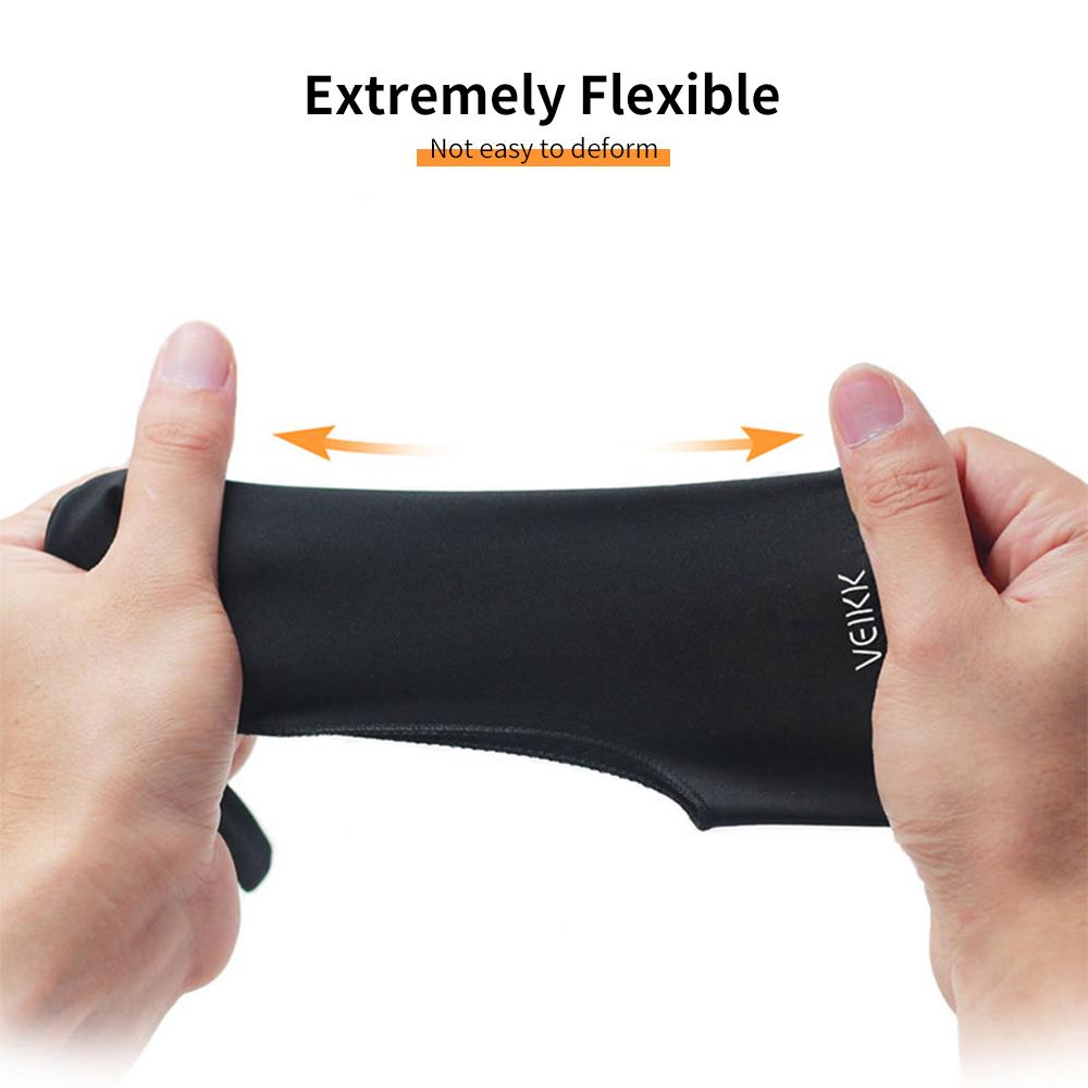 Перчатки для рисования VEIKK Перчатки для рисования двумя пальцами Легкие и мягкие перчатки с защитой от пота для графики VEIKK