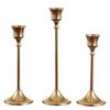 3Pcs Vintage Taper Iron Candle Holder Decorative Metal Fireplace Candlestick Holder Wedding Party Decor