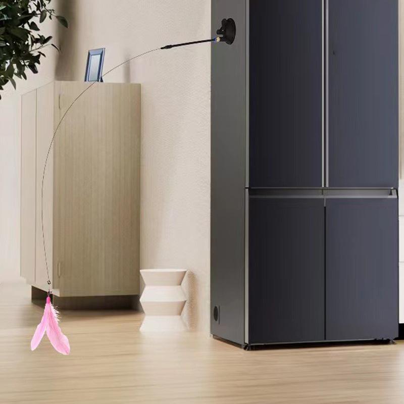 1 шт. забавная дразнящая палочка на присоске дразнящая игрушка погоня упражнение самопривет игрушки для кошек палочка для кошек игрушка