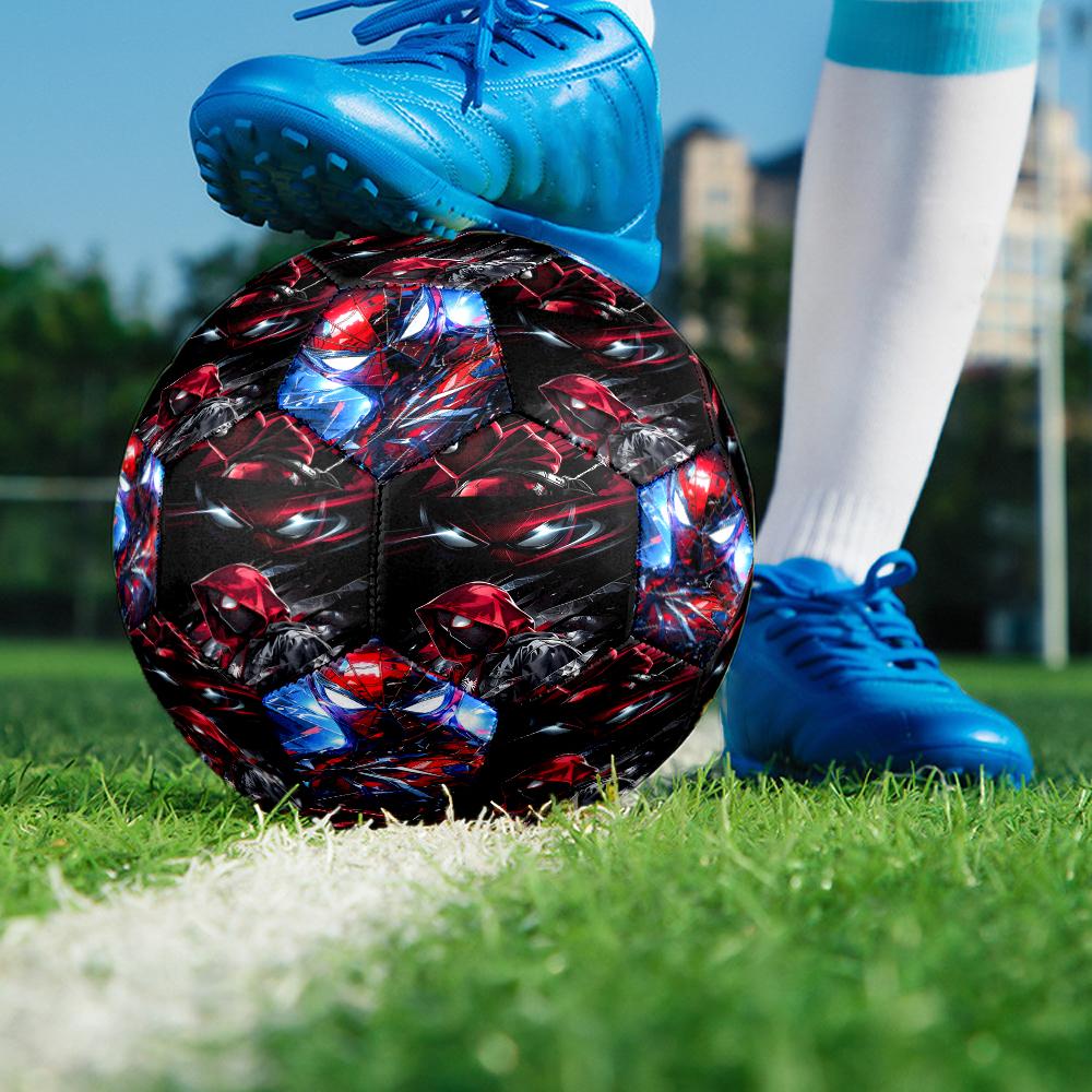 Red Spider Art Size 5 Soccer Balls, Anti-Slip, Protective Football, Outdoor Sport, a Unique Gift Suitable for him/her, Birthdays