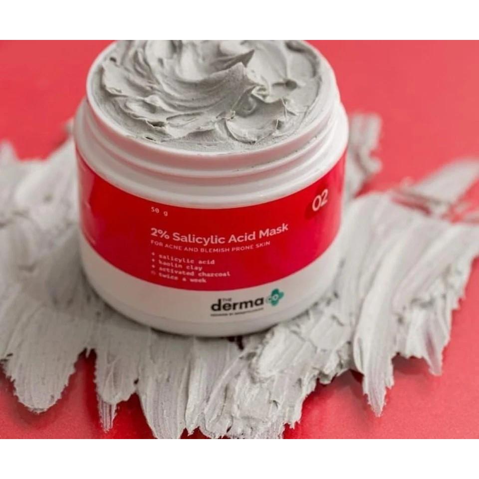 The Derma Co 2% Salicylic Acid Clay Face Mask for Men and Women 50 g