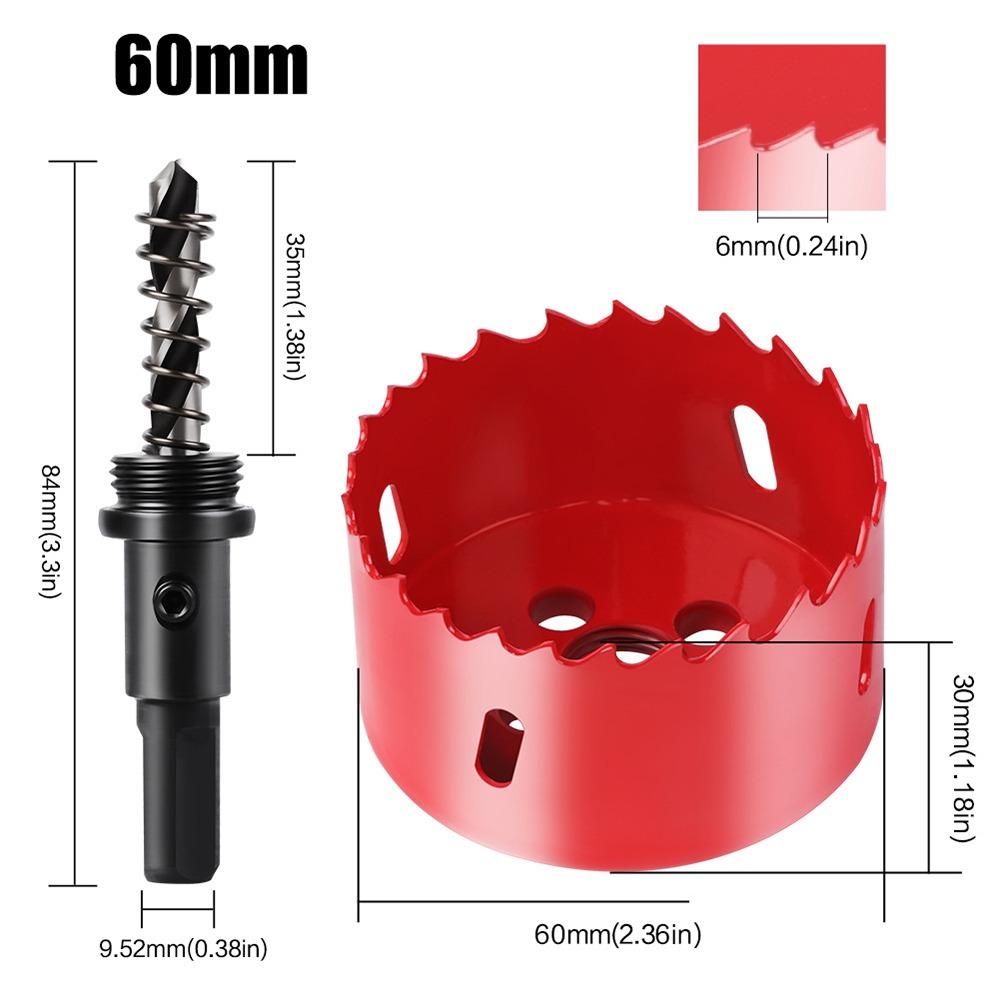 1 шт. 15-200 мм Биметаллическая коронка DIY Деревообрабатывающий инструмент для металла Железа Алюминия Пластика