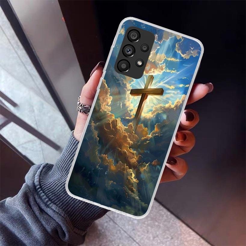 Jesus Bible Phone Case For Samsung Galaxy A52 A51 A50S A32 A22 A12 A02S A72 A71 A31 A70 A30S Note 20 Ultra 10 Plus S10 Galaxy A5