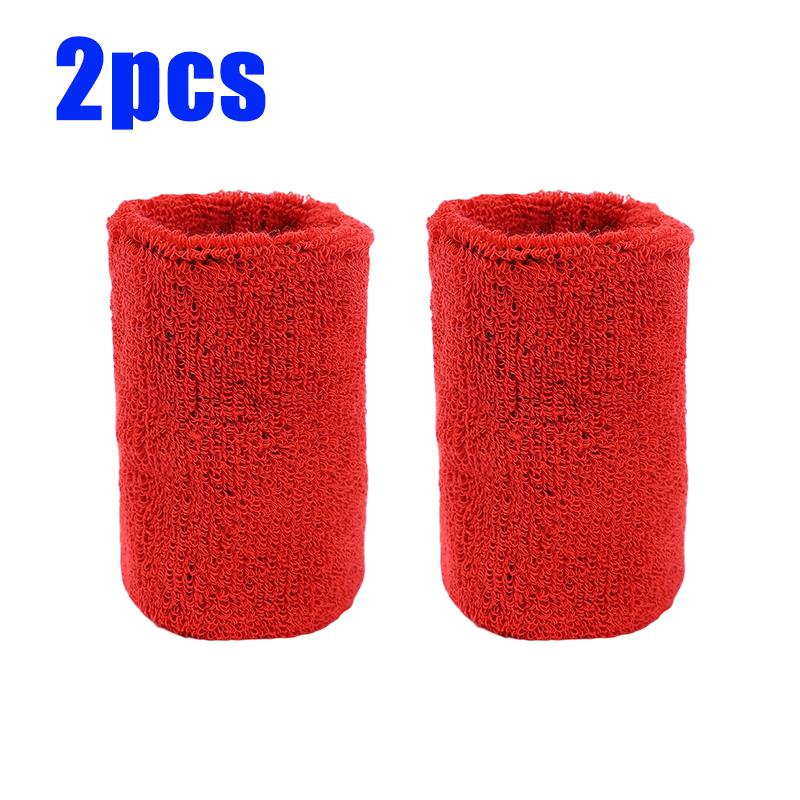 2/1pcs Ports Sweat Wristband Wrist Support Hand Brace Wraps Guards for Gym Volleyball Basketball Tennis New Running Sweatband 1