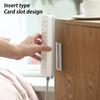 2/8Pcs Wall Mount Power Strip Holder Easy To Install Adhesive Punch-Free Socket