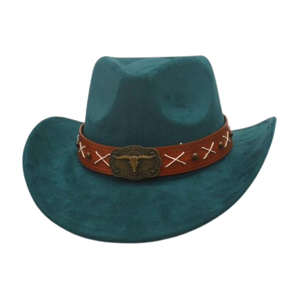 Newwestern Cowboy Hat Resort Style Performance Stage Jazz Hat Men And Women Niche Ethnic Style Top Hat