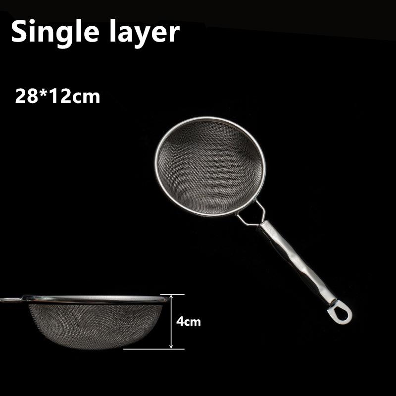 Нержавеющая сталь Сито с мелкой сеткой Дуршлаг Ложка с крючком Для горячего горшка Соевый сок Мука Сито Фильтр Совок для жарки Кухонная утварь