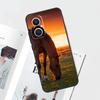 Чехол Животное Лошадь Для OPPO Find X8 X6 X9 Pro OPPO Reno 14F 11F 12F 13F 7 8 Lite 10 11 12 13 14 Pro Обложка