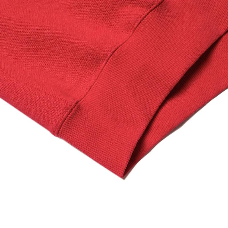 Толстовка с круглым вырезом и длинными рукавами Li Ning Cartoon Print, унисекс, малиново-красная AWDT315-1