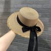 Women's Casual Ribbon Straw Hat Vintage Tassel Sun Hats Visor Cap for Cycling Fishing Travel Outdoor Sun Girls