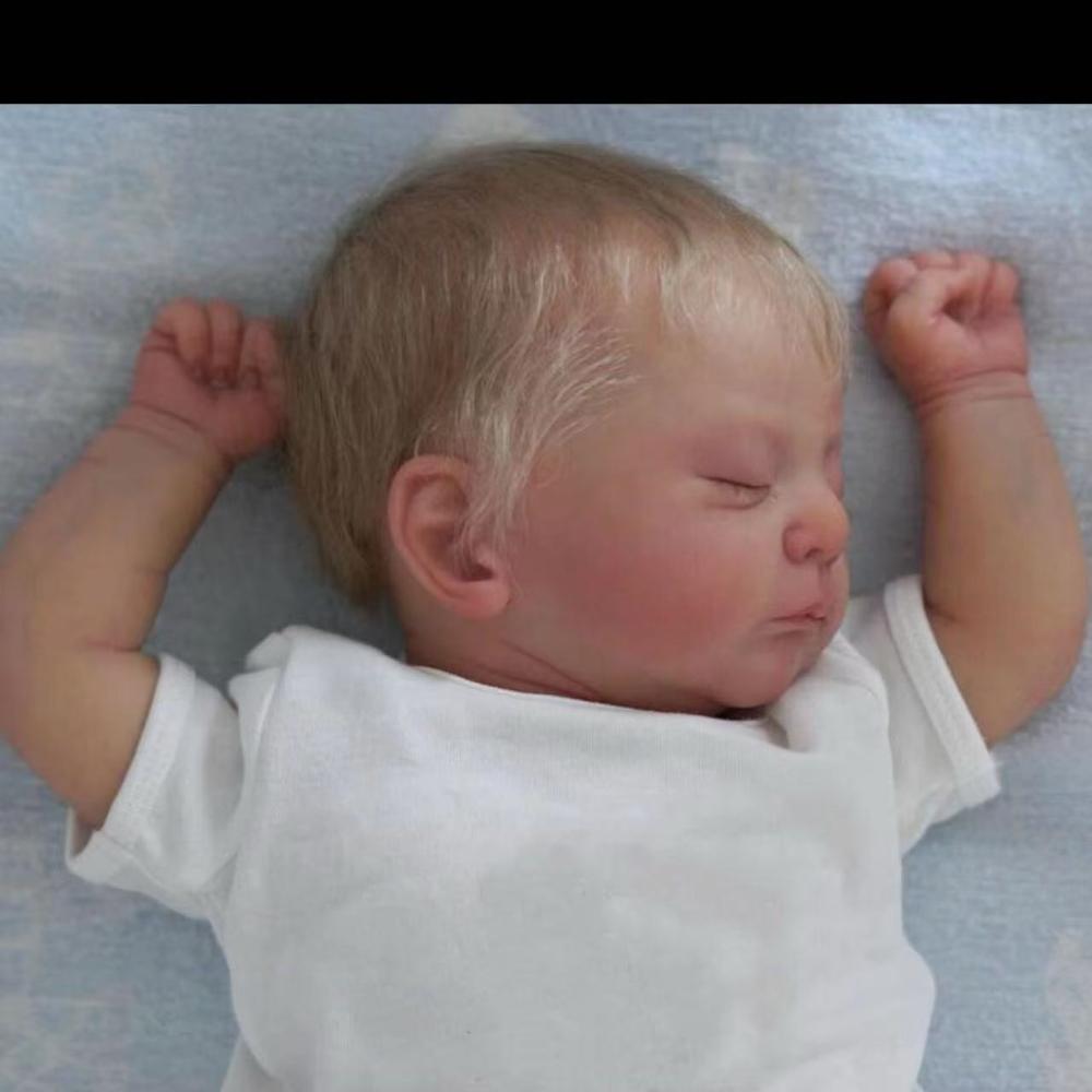 48 см кукла-реборн Кай, реалистичная спящая мягкая тканевая кукла для косплея, мальчик, имплантированные волосы, реалистичные игрушки для детей, рождественский подарок