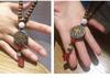 Этническое Стилевое Деревянное Бусины Подвеска Ожерелье из Непала для Женщин