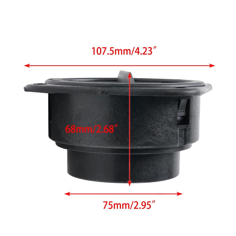 75mm/60MM/42MM Vent Outlet Air Vent Black Fittings
