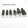 USB To DC 5V 9V 12V USB Type a Male Female Mini 5pin Type C Power Boost Line 5.5x2.1mm Step UP Module Converter Adapter Cable