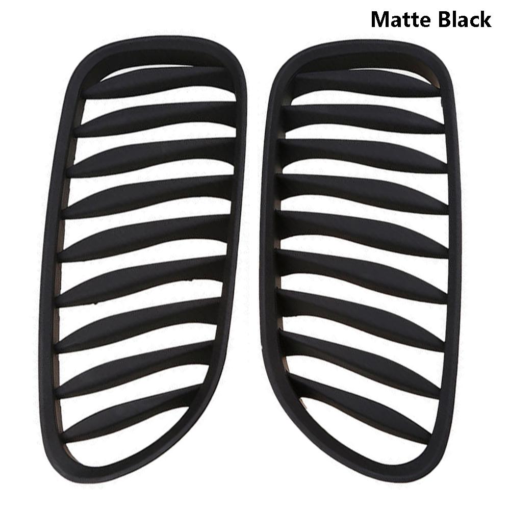 2 шт. передний бампер решетка капот гоночные решетки глянцевые/матовые черные для BMW Z4 E85 E86 купе 2003-2008 51117117757 51117117758