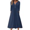 Women's Fashionable Casual 7-inch Sleeve Dress