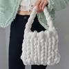Ladies Casual Hand-woven Shopping Totes Fashion Soft Shoulder Handbag Homemade Crochet Bucket Bag Knitted Underarm Bags MIT