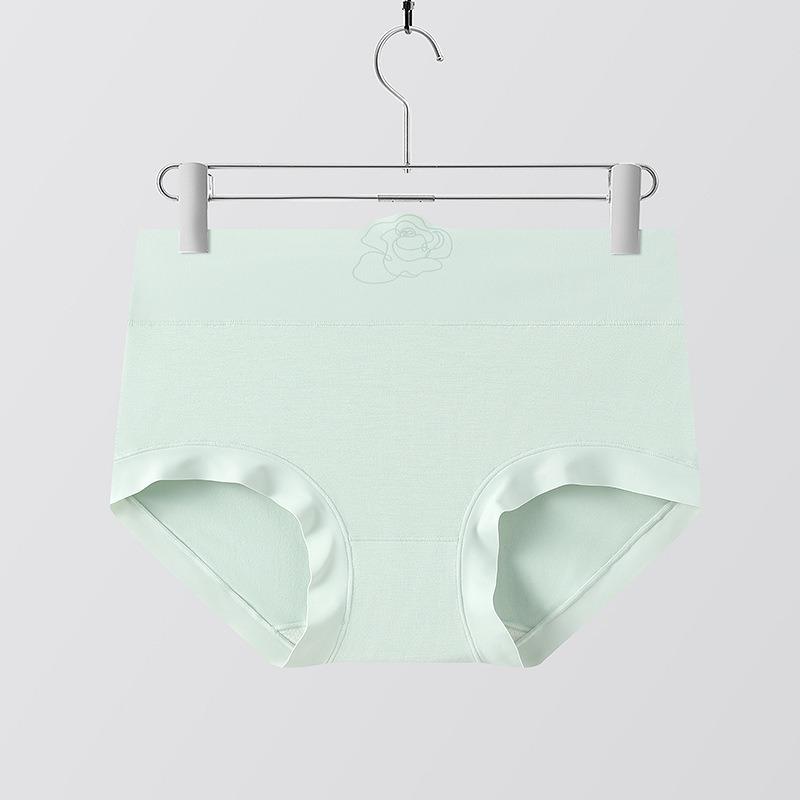 Women S High Waist Seamless Breathable Triangle Underwear Soft Skin Friendly