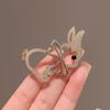 Женская брошь в форме полого кролика, декор со стразами, нержавеющая противоскользящая, износостойкая, воротник пальто, шляпа, шарф, украшение, булавка для одежды, ювелирные изделия