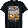 Футболка с ковбойским шармом Amarillo Texas TX SD747