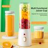 2 Bottles Electric Fruit Juicer Portable Wireless Blender Machine Orange Ice Crushing 6 Blades Auxiliary Food Machine 1500mA