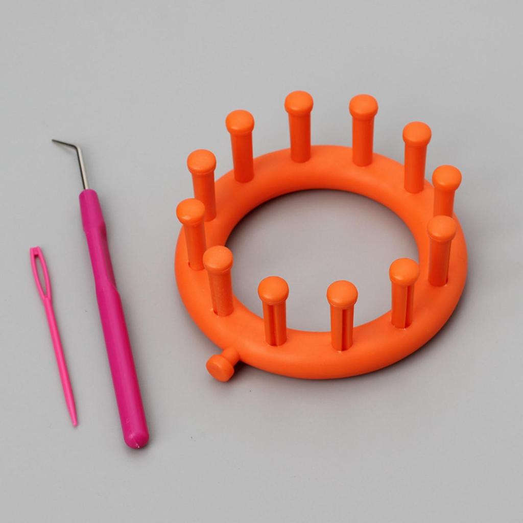 Small Knitting Loom, DIY Handmade Wool Tool for Beginners, Hat Circular Loom