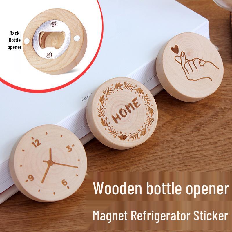 Магнит на холодильник «Магнитный город» и открывалка для бутылок: Дорожный подарок с гравировкой логотипа