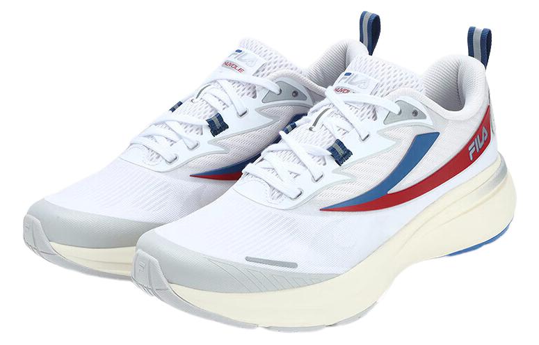 Men's Sneakers FILA NUVOLE Abrasion Resistant Low top Running Shoes Men's White Gray