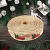 DIY Ribbon Excellent Festive Safe Christmas DIY Ribbon Xmas Tree Shiny Printed Decoration Ribbon Decoration Ribbon for Home