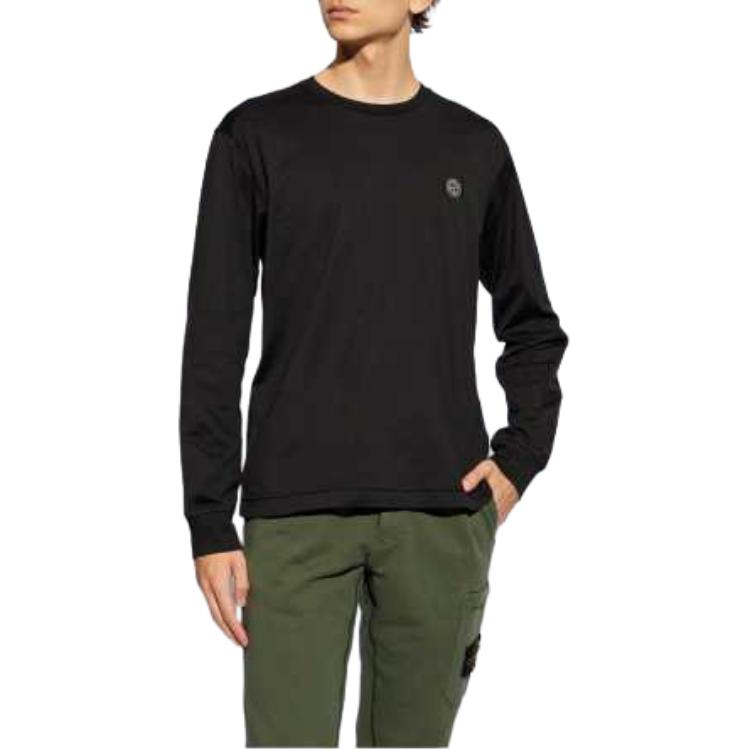 STONE ISLAND Худи хлопковое с аппликацией-компасом 811522713-A0029