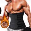 Men's Sweat Waist Trainer Cincher Trimmer Belt Workout Sauna Body Shaper Tummy Control Back Lumbar Support Slimming Shapewear