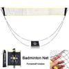 Развлекательный волан сетка стандартная тренировочная стойка стойка с сумкой для переноски складная бадминтонная сетка