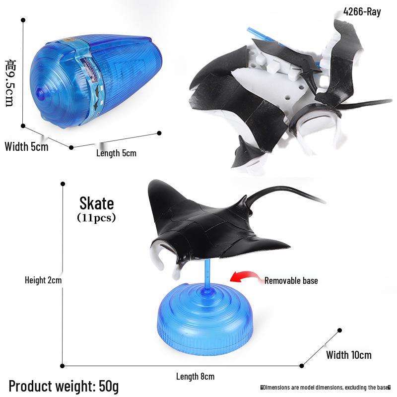 4D Stereo DIY Animal Model Kit: Eagle, Scorpion, Gecko, Rattlesnake, Spider, Lizard, Squirrel, Hedgehog