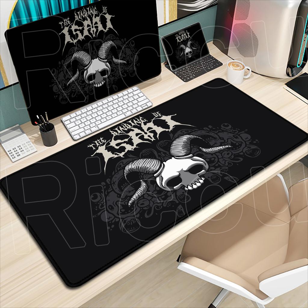 Mouse Pad Large The Binding Of Isaac Mauspad HD Printing Computer Gaming Keyboard Mats PC Rubber Accessories Lock Edge Desk Rug