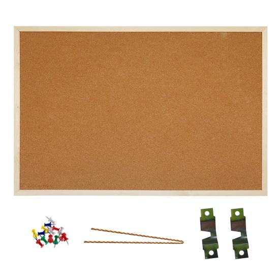 1 комплект пробковой доски для объявлений, прочная многофункциональная деревянная рамка, пробковая доска для заметок, сообщений, фотографий, заметок