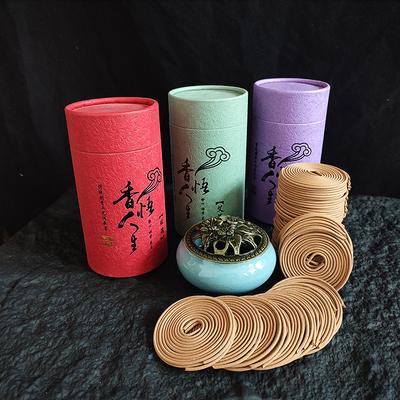 Y 120 Пластина/коробка Натуральный сандал Лаванда Спиральные благовония Жасмин Ароматерапия Будда Йога Благовония Для сжигания в помещении Аромат для дома