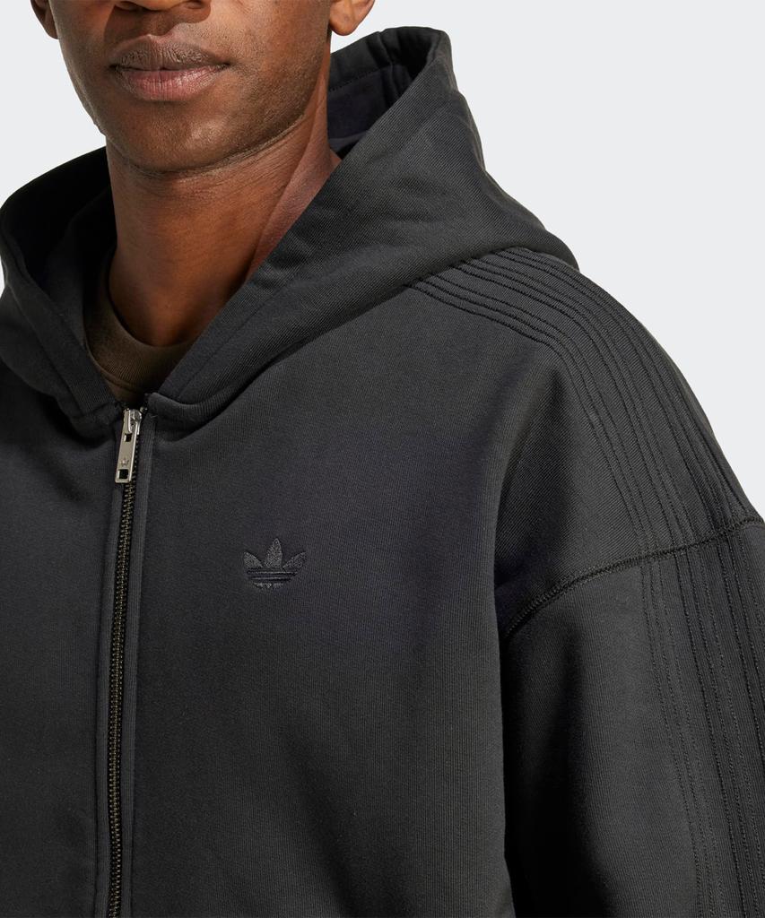 adidas Премиальная базовая толстовка на молнии - Черный / Jc9579