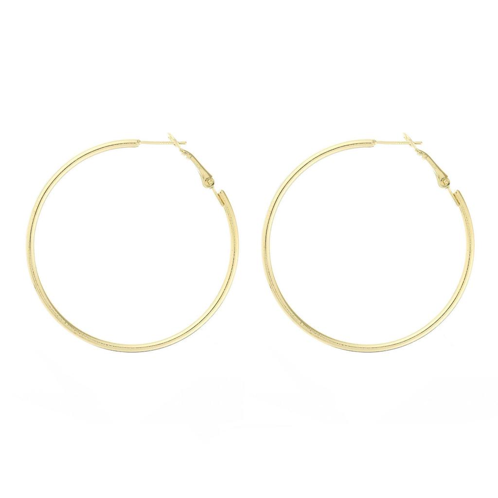 Серьги-кольца "Гало" из серебра 925 пробы, Европейский и американский стиль, Модный трендовый аксессуар, Универсальные украшения для ушей