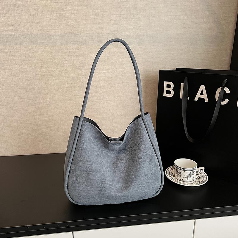 Large-capacity Soft Leather Bag Women's New Foreign-style Texture Shoulder Underarm Bag Tote Bag Women's Bag