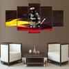 5Pcs Poster Fireman Canvas Wall 5 Pieces Paintings Art HD Print Home Decor No Framed Pictures Room Decor Abstract 5 Panel
