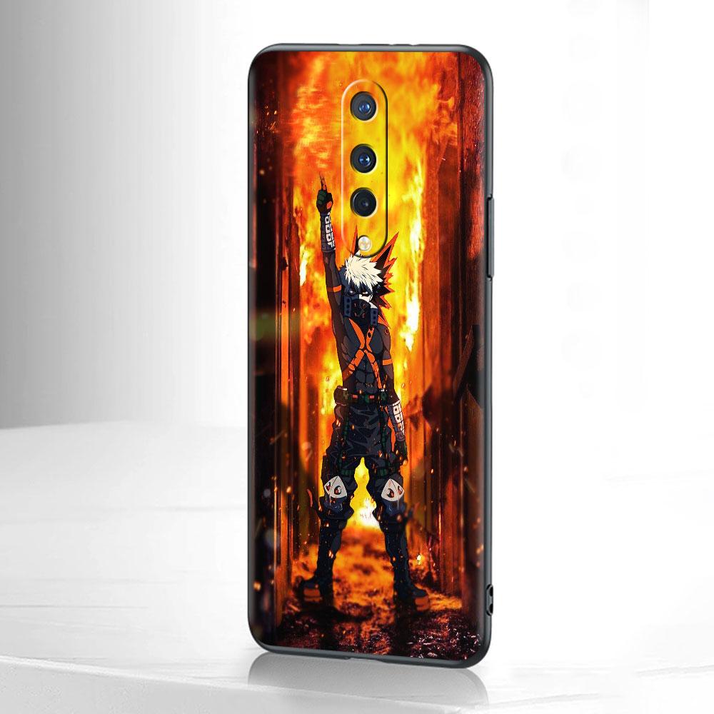 Мягкий чехол для OnePlus 8T 7 9 8 Pro Nord 2 Z N10 5G 9R N100 7T 6T N200 CE Черный силиконовый чехол для телефона Аниме Моя геройская академия